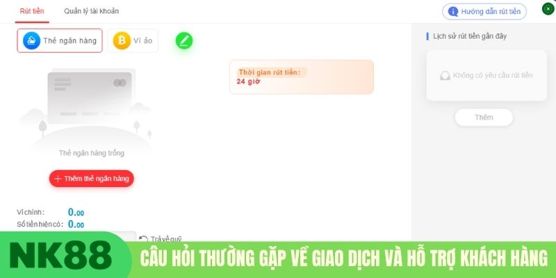 Câu hỏi thường gặp về giao dịch và hỗ trợ khách hàng